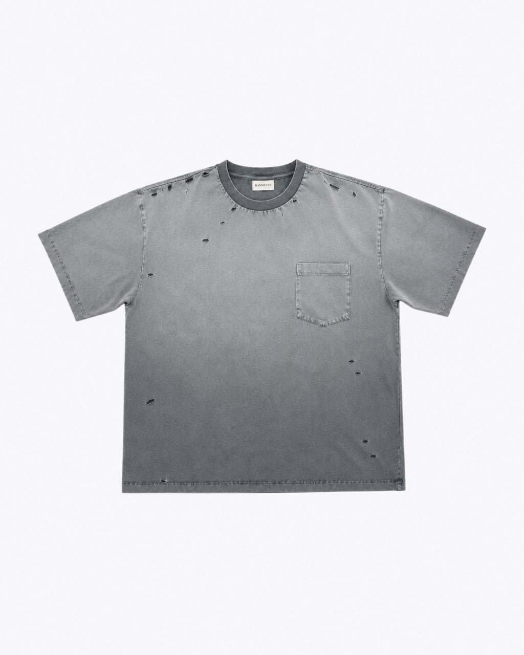 STABBER TEE GREY (WASH TO FADE)